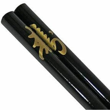 Black Chopsticks with Kotobuki Kanji