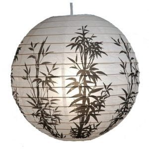 Bamboo Style Paper Lantern
