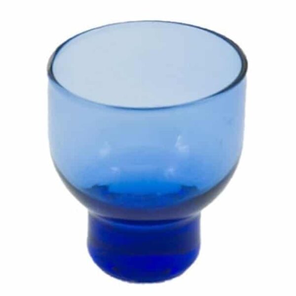 Blue Glass Sake Cup