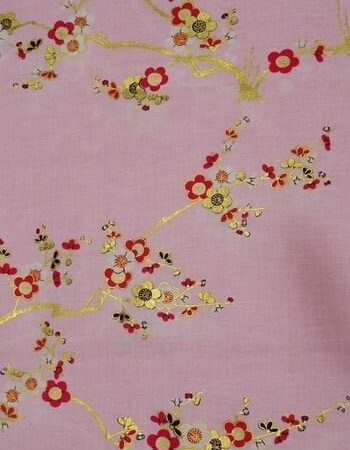 Pink and Gold Cherry Blossom