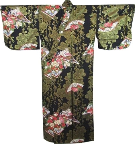 Kimono Gold Blossoms XL