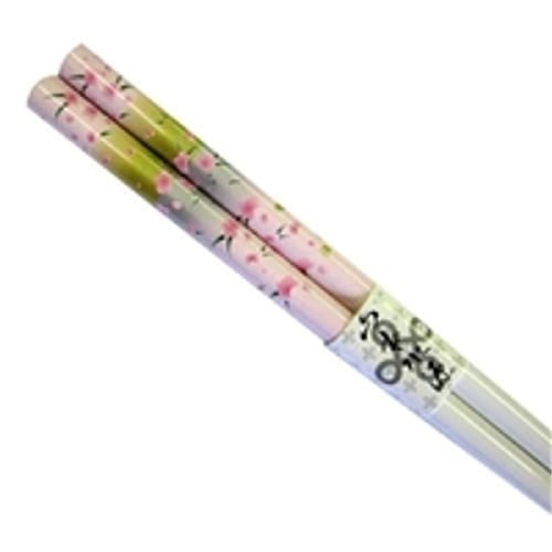 Bulk Pack of 50 Cherry Blossom White Chopsticks
