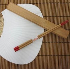 50 Red Hashi Chopstick Set