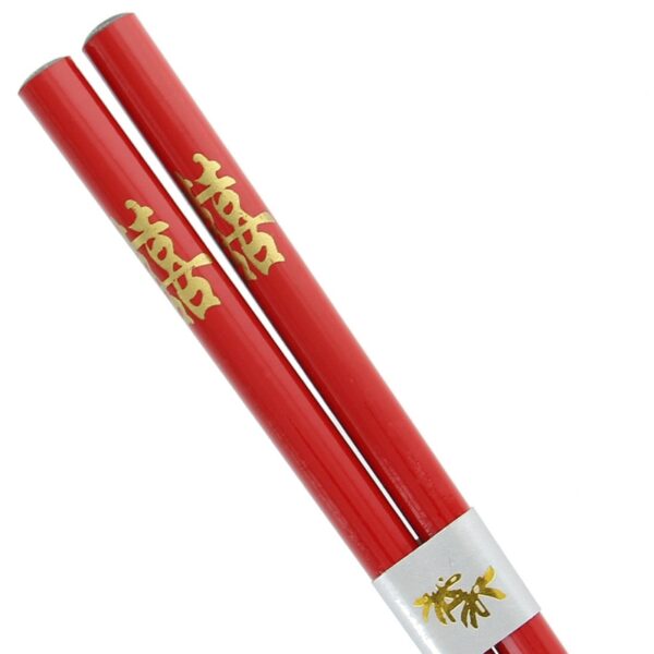 Double Happiness Red Chopsticks 50 Pack