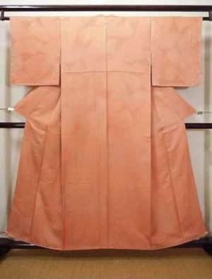 Light Orange Vintage Iromuji Kimono