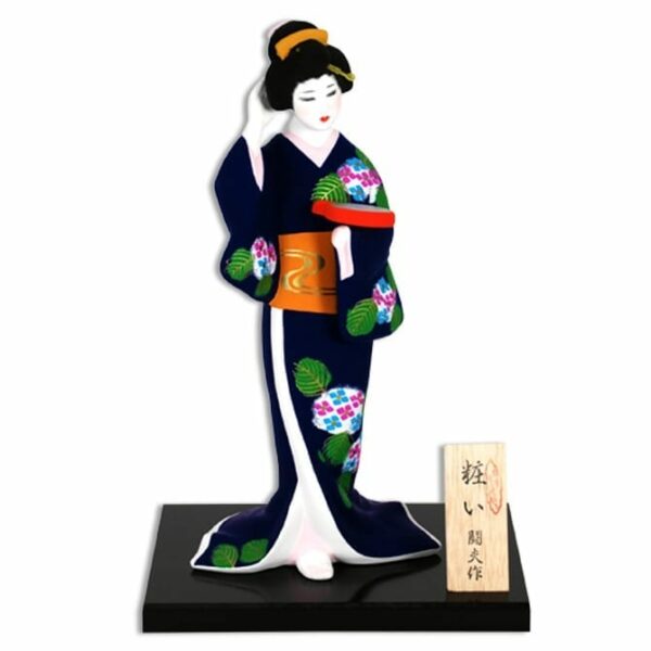 Navy Kimono Hakata Doll