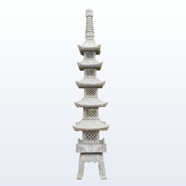Five-Story Pagoda Granite Lantern