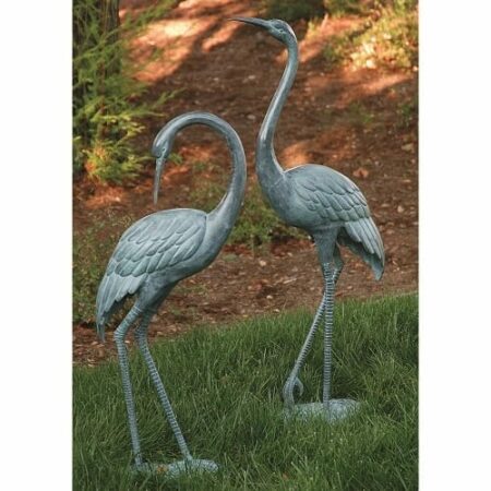 Crane Garden Statues