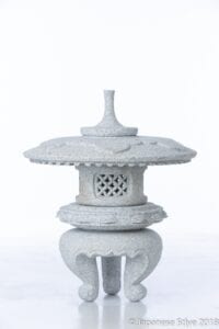 Maru Yukimi Granite Lantern