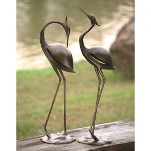 Heron Pair Garden Statue