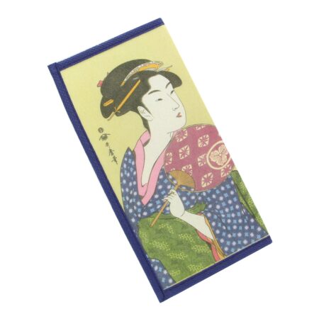 Geisha Design Blue Paper Wallet