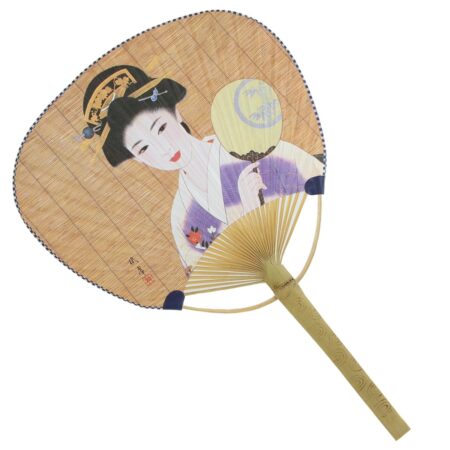 Geisha Uchiwa Paddle Fan