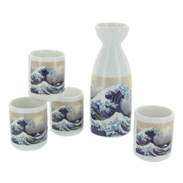 Great Wave Kanagawa Sake Set