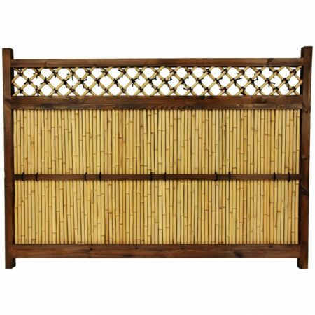 Bamboo Garden Fence Panel