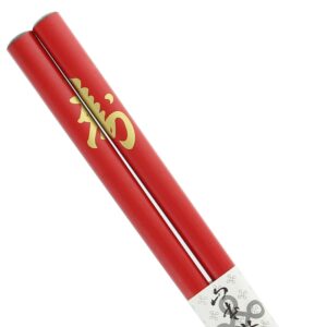Kotobuki Kanji Red Chopsticks 50 Pack