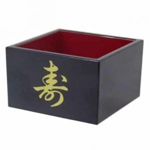 Longevity Sake Cup Lacquered