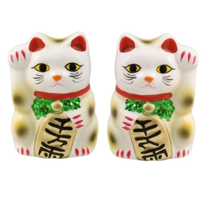 NEW 2020 AMAZING MINIATURE PORCELAIN,LUCKY CAT WITH COLOFULL COLLECTION SET* 