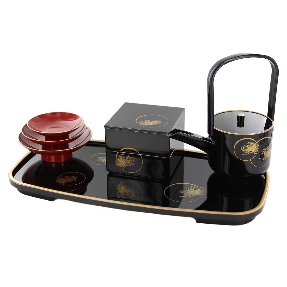 Pine Matsu San San Kudo Ceremonial Sake Set