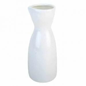 Porcelain White Sake Bottle 12 Pack