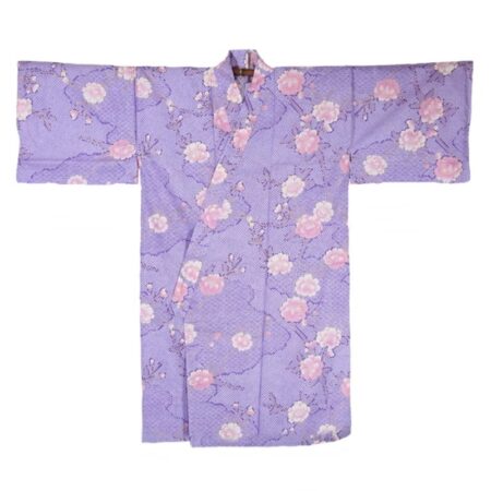Purple Sakura Happi Coat