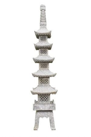 Five Story Pagoda Granite Lantern