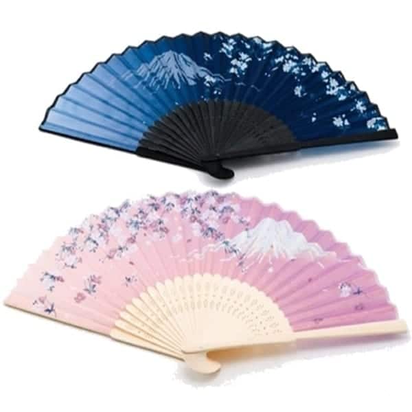 Sakura MtFuji Folding Hand Fan