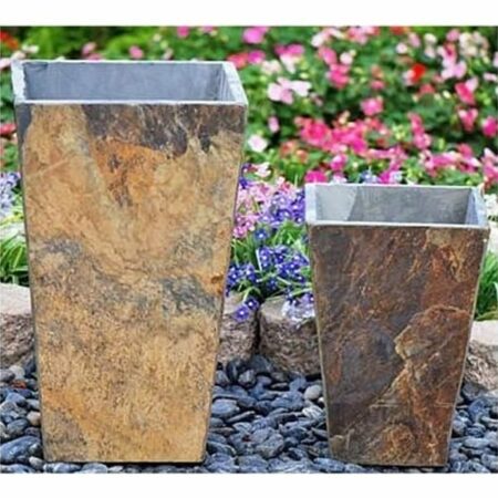 Tall Tapered Slate Planter
