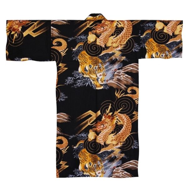 Tiger Dragon Black Happi Coat