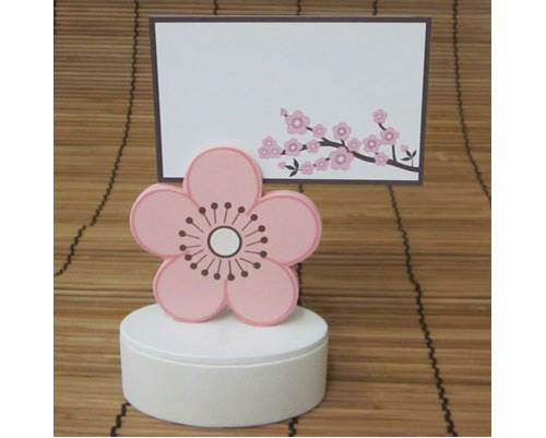 Cherry Blossom Card Holder Favor Boxes