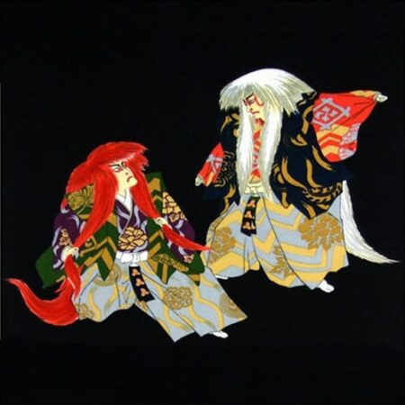 Furoshiki Kabuki RenZishi Lions