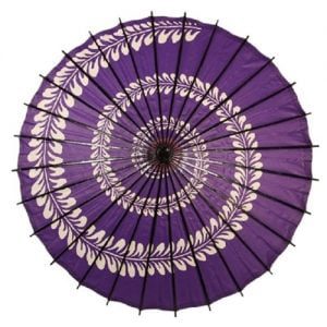 Purple Japanese Style Vine Parasol