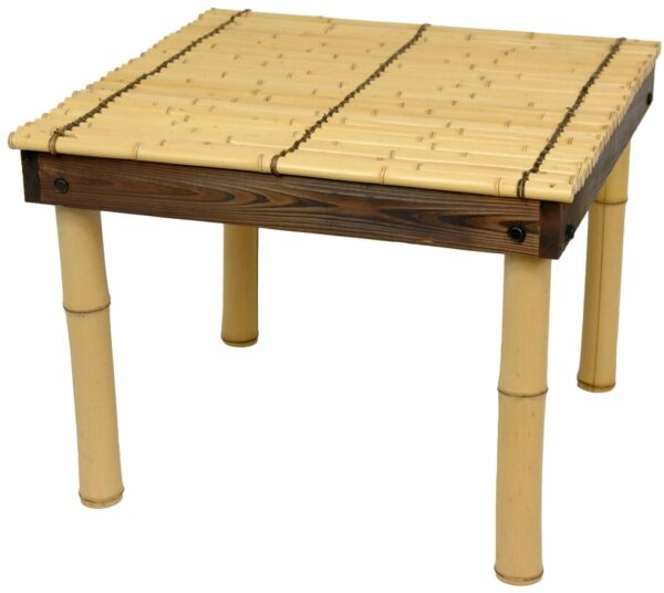 Japanese Bamboo Table and Stools 2