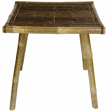 Japanese Bamboo End Table