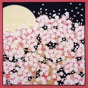 Furoshiki Cherry Blossom Over Moon