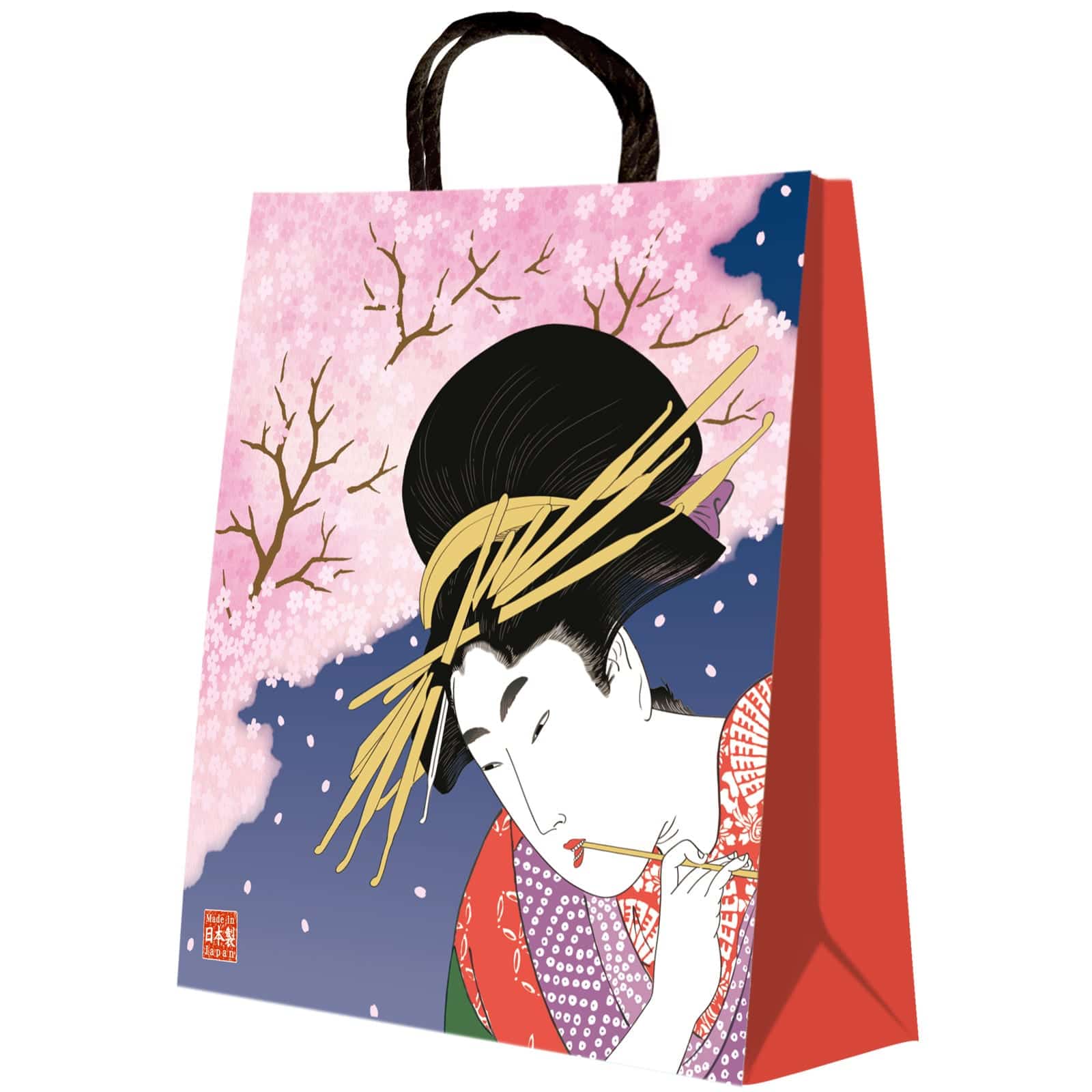 Japanese Travel Hand-held Gift Bag With Souvenir Shopping Paper