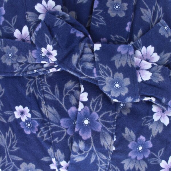 Flannel Pink & Blue Flower Yukata