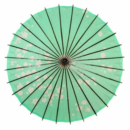 Green Japanese Style Pedals Parasol