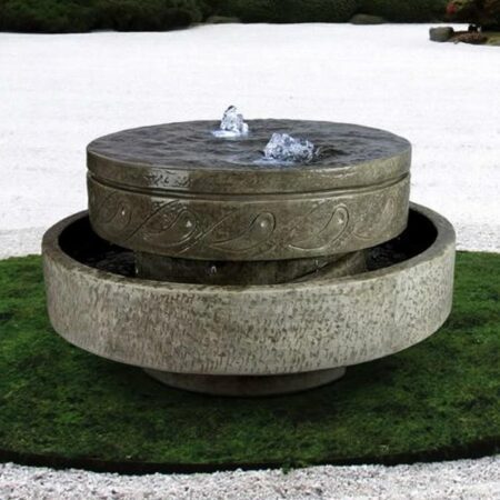 Yin Yang Concrete Fountain