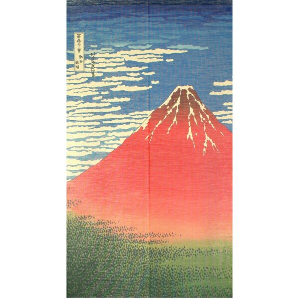 Gold Thread Mt. Fuji Noren