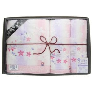 Japanese Cherry Blossom Towel Set