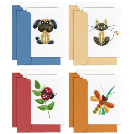 Pets and Insects Quilling Card DIY Kit