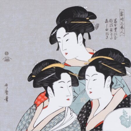 Three Geishas Japanese Furoshiki