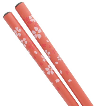 Coral Cherry Blossom Chopsticks 50 Pack