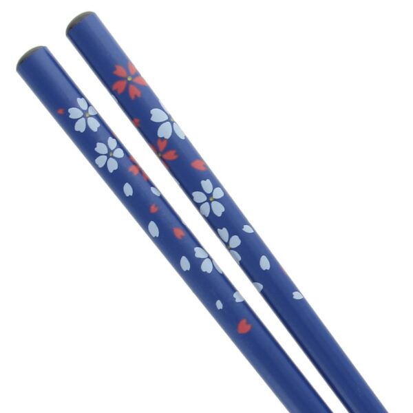 Blue Cherry Blossom Chopsticks 50 Pack