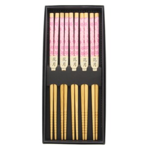 Pink Sakura Pastel Chopsticks 5 Pack