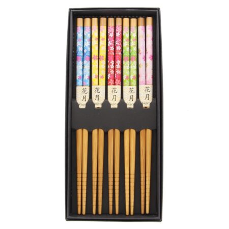 Sakura Rainbow Chopsticks 5 Pack