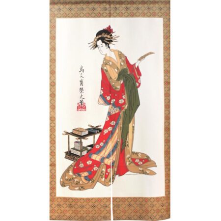 Artistic Geisha Japanese Noren
