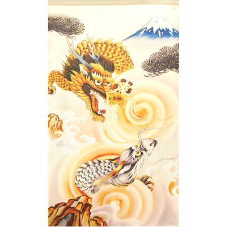 Flying Dragons Japanese Noren