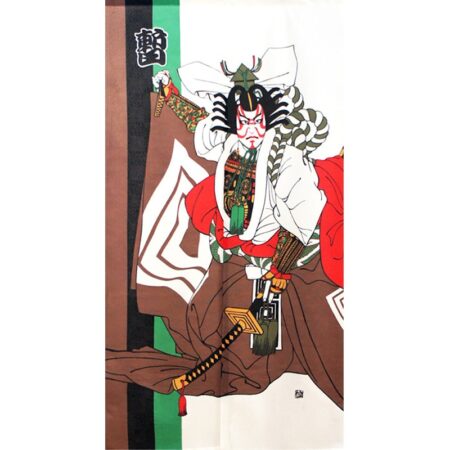 Kabuki Warrior Japanese Noren