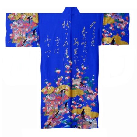 Blue Princess Japanese Happi Coat Robe